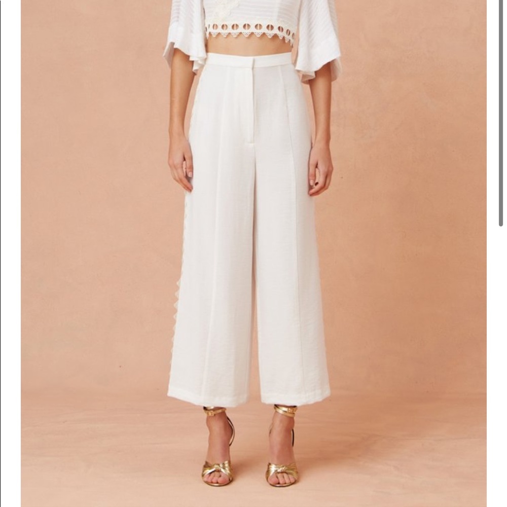 Keepsake the label "new look" white pants